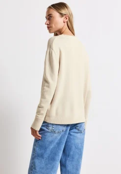 Street One Pullover & Sweatshirts*Rundhals Pullover tusk cream