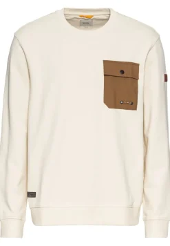 Camel Active Pullover & Sweatshirts|Big Boys*Rundhals Sweatshirt mit Brusttasche creme