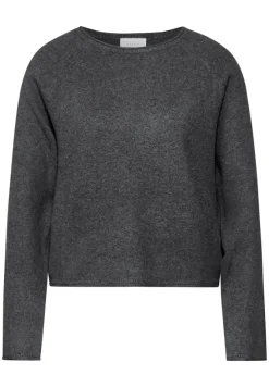 STREET ONE STUDIO Pullover & Sweatshirts*Rundhals-Pullover gravel grey mel.