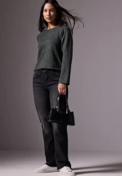 STREET ONE STUDIO Pullover & Sweatshirts*Rundhals-Pullover gravel grey mel.