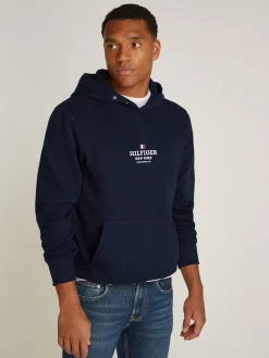 Tommy Hilfiger Pullover & Sweatshirts|Big Boys*RWB HILFIGER HOODIE desert sky