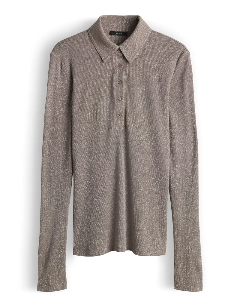 Opus Shirts*Sapippa warm taupe