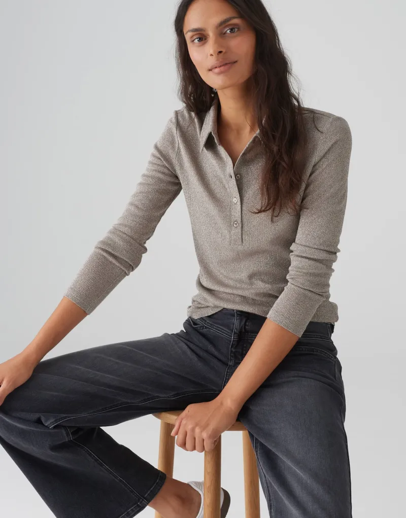 Opus Shirts*Sapippa warm taupe