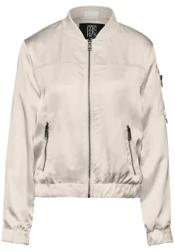 Street One Jacken*Satin-Blouson smooth sand beige
