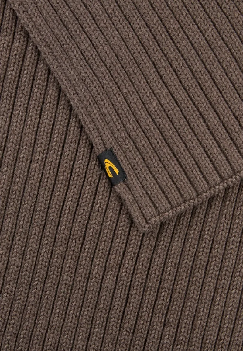 Camel Active Accessoires*Schal aus Baumwoll-Mix dark brown