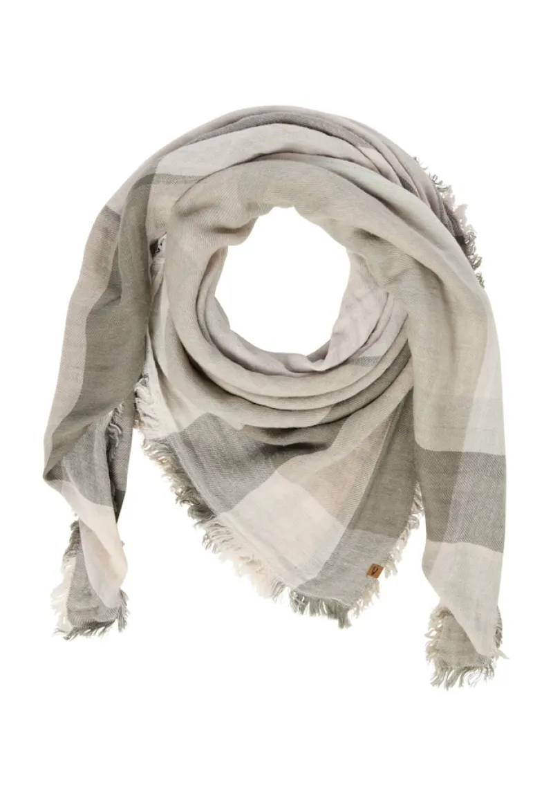 Camel Active Accessoires*Schal aus einem Baumwollmix shadow khaki