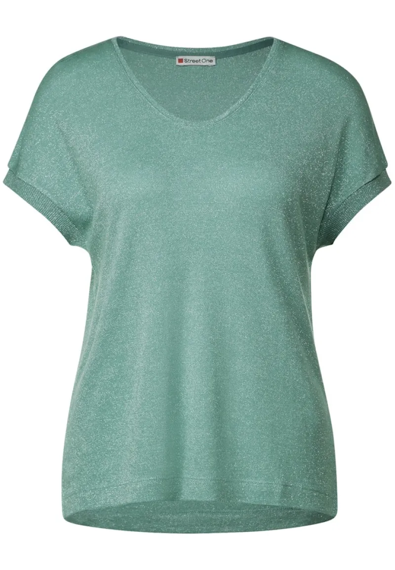 Street One Shirts*Schimmer T-Shirt cloudy aqua