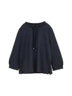 Tom Tailor Shirts*Scuba Langarmshirt mit Kordelzug lunar eclipse