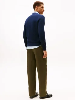 Tommy Hilfiger Pullover & Sweatshirts*SEASONAL STRUCTURE CNECK dark night navy