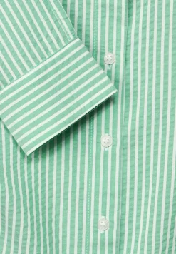 Street One Blusen*Seersucker Bluse brisk green