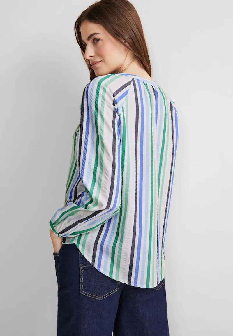 Street One Blusen*Seersucker Bluse fresh spring green