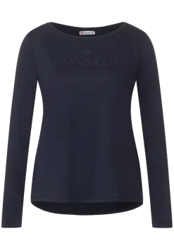 Street One Shirts*Seiden Look Shirt deep blue