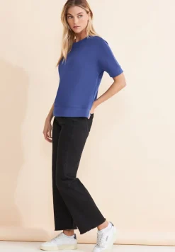 Street One Pullover & Sweatshirts*Seiden Look T-Shirt intense royal blue