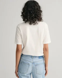 Gant Shirts*Shield Piqué Poloshirt eggshell