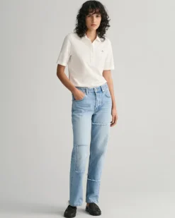 Gant Shirts*Shield Piqué Poloshirt eggshell