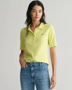 Gant Shirts*Shield Piqué Poloshirt pastel lime