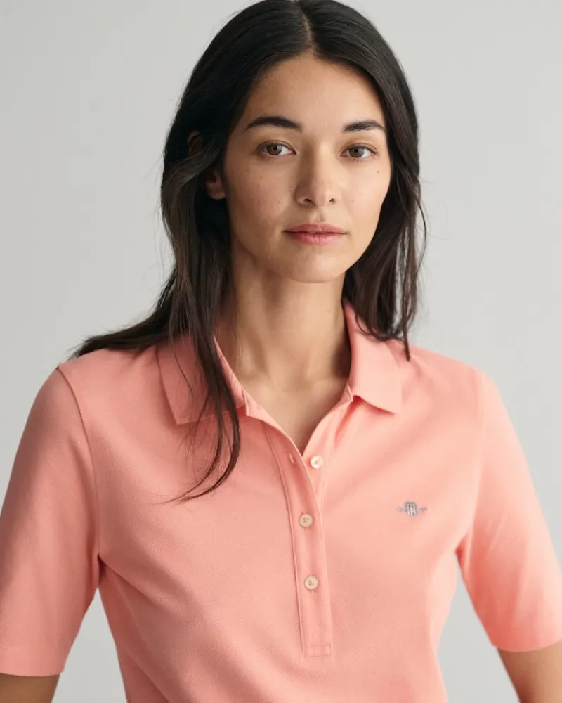 Gant Shirts*Shield Piqué Poloshirt peachy pink