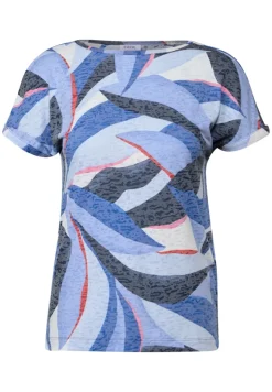 Cecil Shirts*Shirt im Ausbrenner-Look urban navy blue