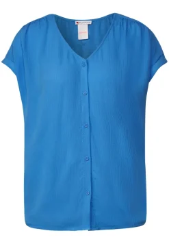 Street One Shirts*Shirt im Materialmix blue bay