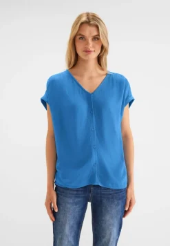Street One Shirts*Shirt im Materialmix blue bay
