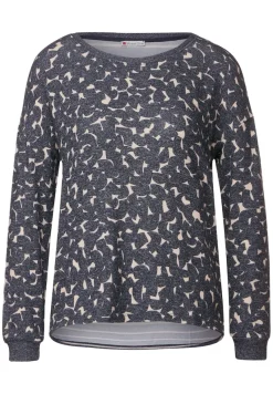 Street One Shirts*Shirt im Printmix deep blue melange