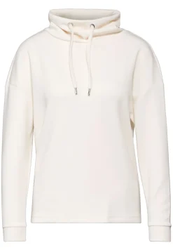 Street One Shirts*Shirt im Silk Look lucid white