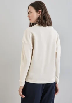 Street One Shirts*Shirt im Silk Look lucid white