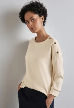 Street One Shirts*Shirt im Silk Look lucid white