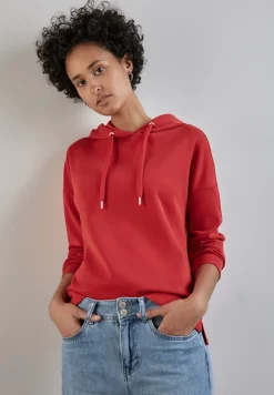 Street One Shirts*Shirt im Silk Look mandarin red