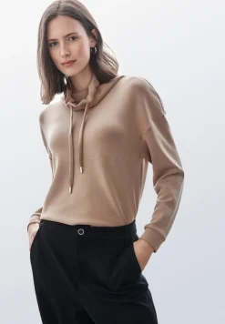 Street One Shirts*Shirt im Silk Look rich mocha