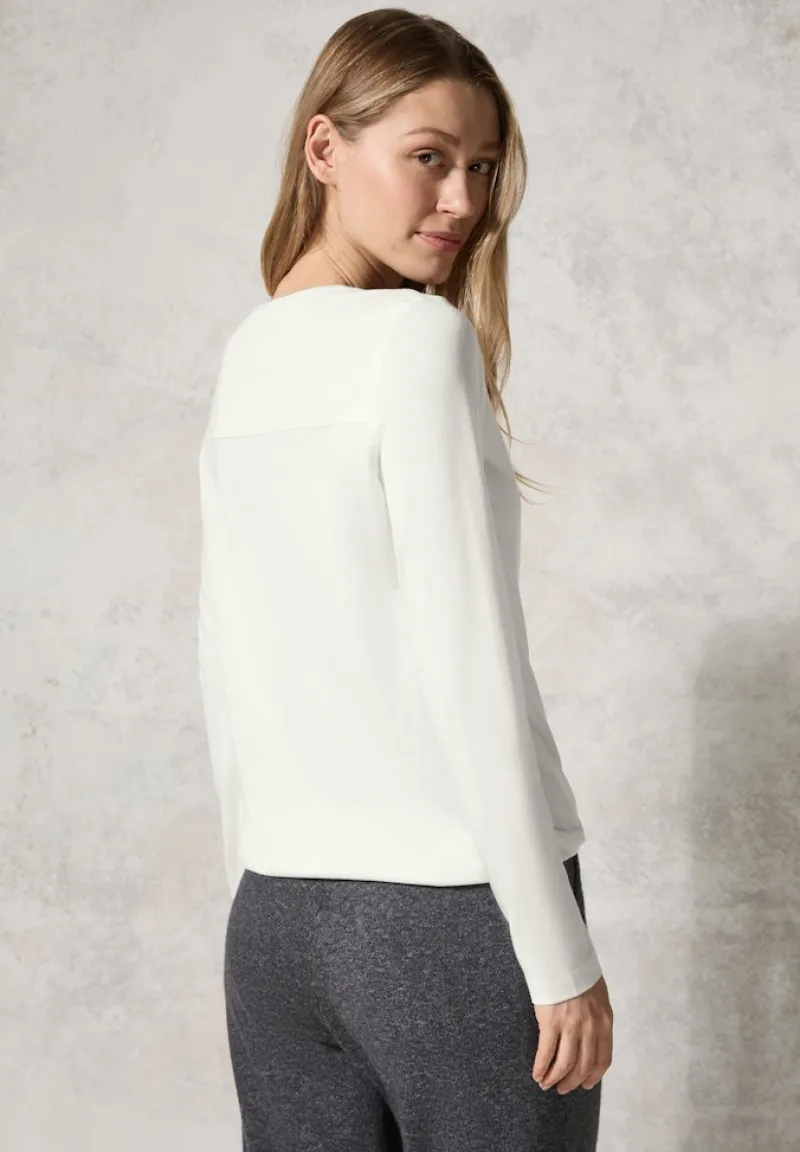 Cecil Shirts*Shirt im Tunika-Look vanilla white