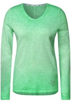 Cecil Shirts*Shirt in gewaschener Optik smash green