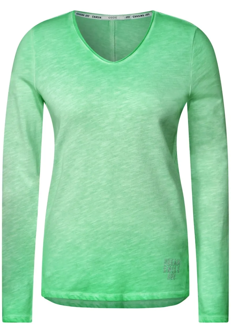 Cecil Shirts*Shirt in gewaschener Optik smash green