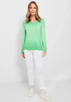 Cecil Shirts*Shirt in gewaschener Optik smash green