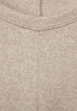 Street One Shirts*Shirt in Melange buff sand melange