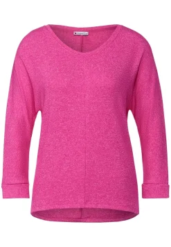 Street One Shirts*Shirt in Melange lavish pink melange