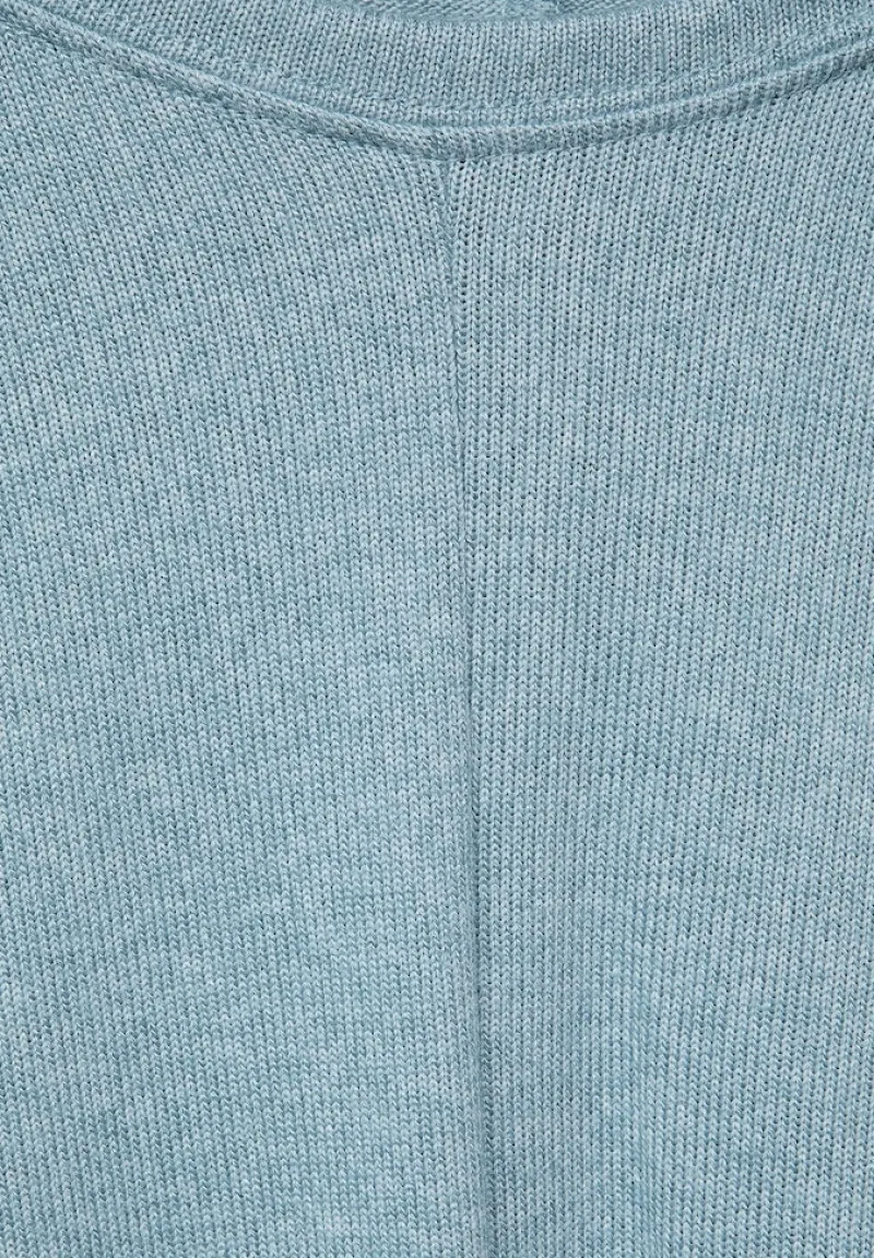 Street One Shirts*Shirt in Melange milky jade melange