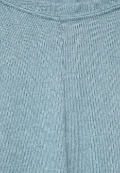 Street One Shirts*Shirt in Melange milky jade melange