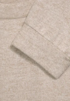 Street One Shirts*Shirt in Melange Optik buff sand melange