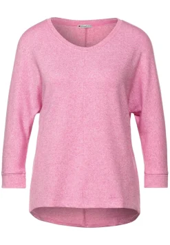 Street One Shirts*Shirt in Melange pink crush melange