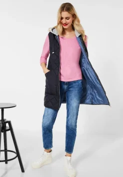 Street One Shirts*Shirt in Melange pink crush melange