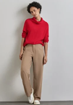 Street One Shirts*Shirt in Strick-Optik autumn red