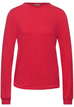 Street One Pullover & Sweatshirts*Shirt in Unifarbe beloved raspberry