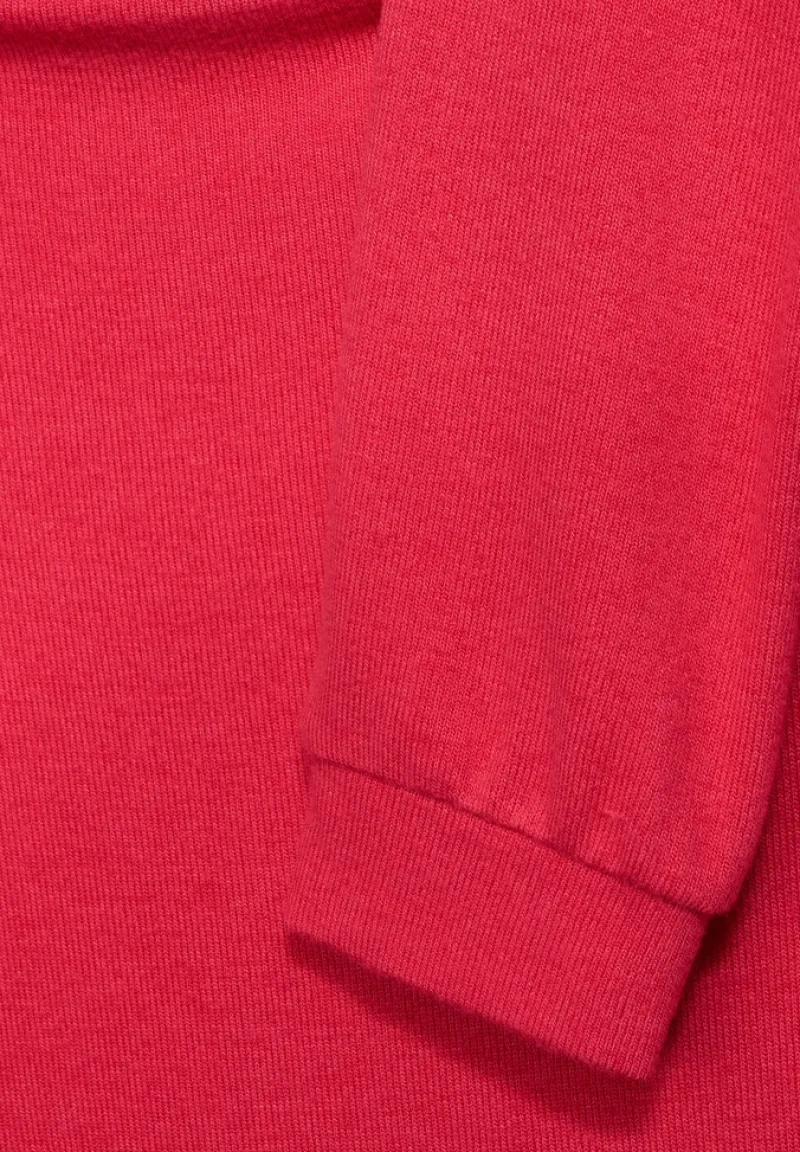 Street One Pullover & Sweatshirts*Shirt in Unifarbe beloved raspberry