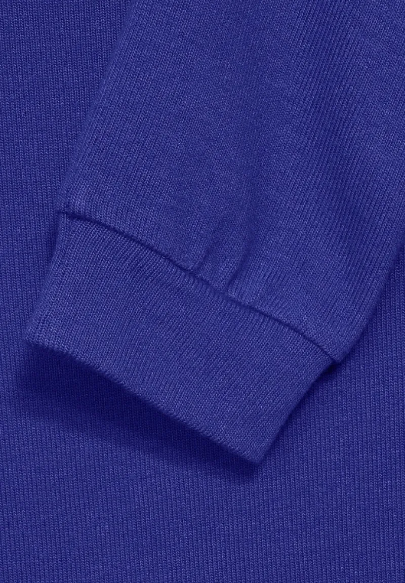 Street One Pullover & Sweatshirts*Shirt in Unifarbe eminent blue