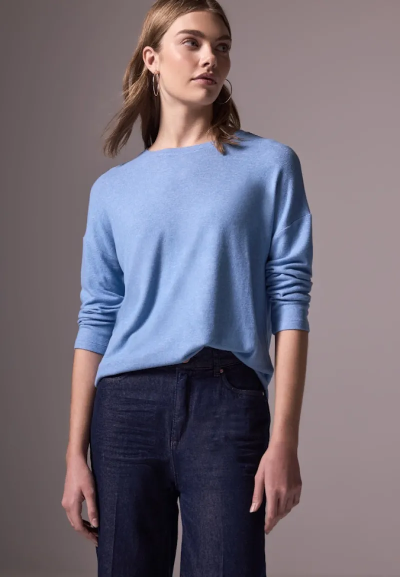 STREET ONE STUDIO Shirts*Shirt mit 3/4-Arm silver lake mel.