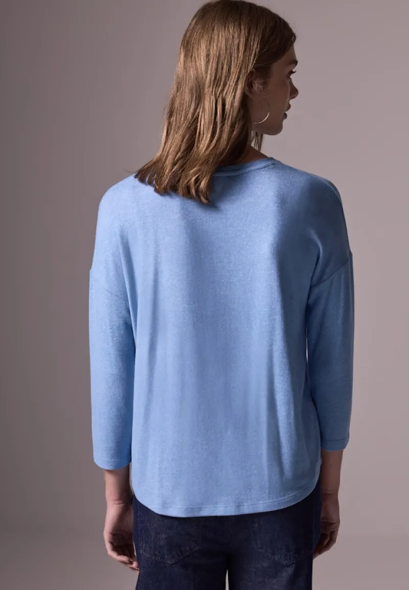 STREET ONE STUDIO Shirts*Shirt mit 3/4-Arm silver lake mel.