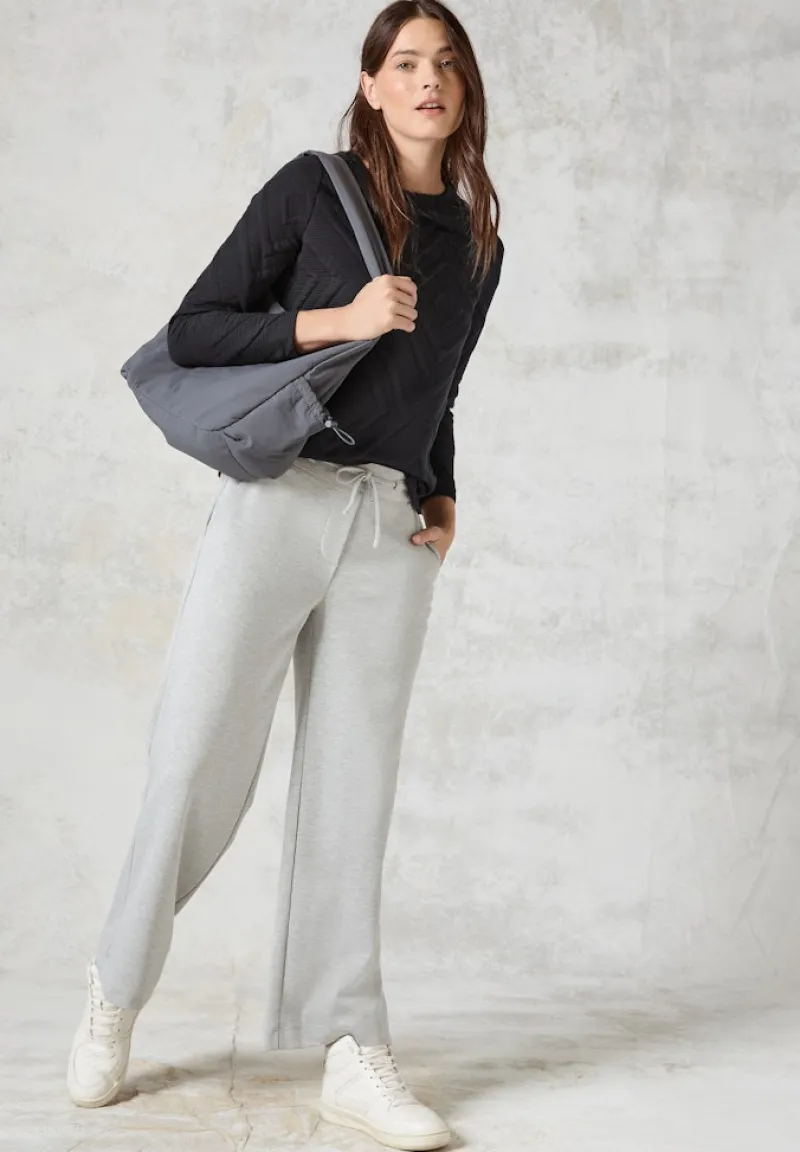 Cecil Pullover & Sweatshirts*Shirt mit 3D Strukturmuster deep charcoal grey