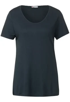 Street One Shirts*Shirt mit Dekosaum cool vintage green