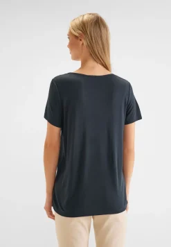 Street One Shirts*Shirt mit Dekosaum cool vintage green